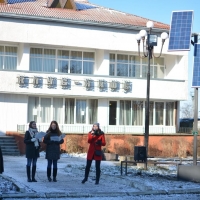 У Франківську відкрили ще одне "Сонячне дерево" для підзарядки гаджетів 