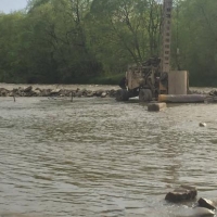 На Прикарпатті розпочали будівництво нового моста через ріку Мізунка
