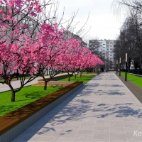 У Пасічній хочуть облаштувати сучасну пішохідну алею. Фото