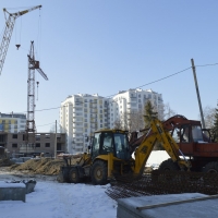 Фото-звіт з будівництва ІІІ черги житлового комплексу поблизу парку імені Шевченка станом на лютий