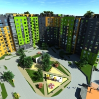 В Івано-Франківську будують сучасний житловий комплекс з підземним паркінгом та багатофункціональним «італійським двориком» (ФОТО)