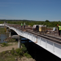 У Тисменицькому районі триває будівництво мосту. ФОТО