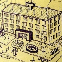 Франківські активісти впорядкують сквер перед друкарнею на Січових стрільців