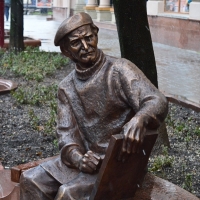 В Івано-Франківську з'явився пам'ятник художнику Опанасу Заливасі. ФОТО