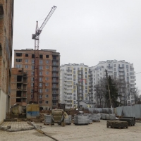 Хід будівництва ІІІ черги житлового комплексу поблизу парку імені Шевченка