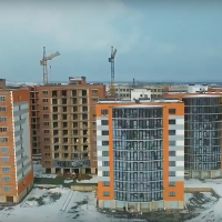 Хід будівництва мікрорайону "Містечко Соборне" станом на лютий 