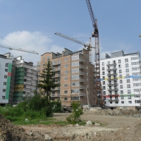 Хід будівництва житлового комплексу поблизу парку ім.Т.Шевченка