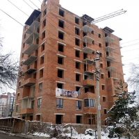 Хід будівництва ЖК по вулиці Хмельницького станом на лютий 