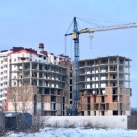 Хід будівництва ЖК "Crystal River" в мікрорайоні Пасічна станом на початок березня 2018