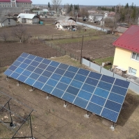 Сонячну електростанцію потужністю 15 кВт змонтували в Городенці
