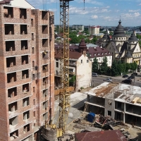 Фотозвіт будівництва ЖК по вул.Незалежності від БК "Альянс ІФ" станом на травень