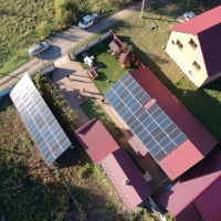 Сонячну електростанцію 30 кВт змонтовали в Гончарівці