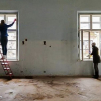  У Івано-Франківську наводять лад в Палаці Потоцьких. ФОТО 