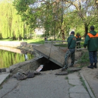 В Івано-Франківському парку культури та відпочинку ім. Т.Шевченка відремонтують каскад озер