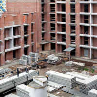 Хід будівництва ЖК "Містечко Козацьке" у травні. ФОТО