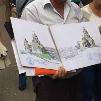 Іванофранківці виступили проти будівництва церкви у середмісті. Відео,фото.