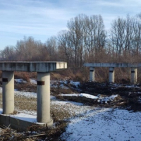 На Прикарпатті розпочали будівництво мосту замість зруйнованого повінню у 2008 році