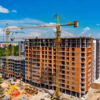 Стан будівництва житлового масиву "Паркова Алея" в червні 2021. ФОТО