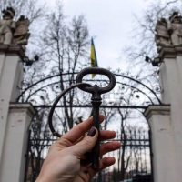 На території колишнього палацу Потоцьких у Франківську проходить ремонт