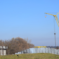 В Івано-Франківську продовжується будівництво розв&rsquo;язки для нового моста до мікрорайону Пасічна. ВІДЕО
