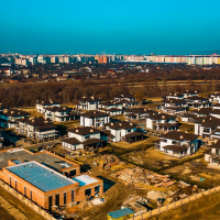 У котеджному містечку Franko River Club активно триває будівництво СПА-центру