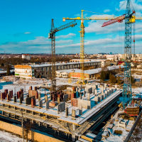 Стан будівництва наймасштабнішого району Manhattan UP в січні. ФОТО