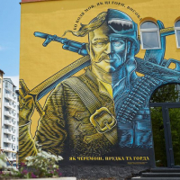 У Франківську з'явився новий патріотичний мурал. ФОТО