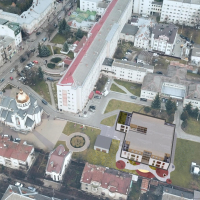 Позаду франківського пологового хочуть побудувати катехитичний центр з апартаментами