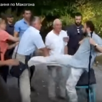 Гавриш VS Замковий: бійку під час громадських слухань ДПТ на Макогона, 23А вивчатиме прокуратура