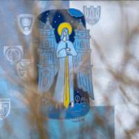 &ldquo;Янгол-Охоронець Франківська&rdquo;: у місті з&rsquo;явився новий стінопис