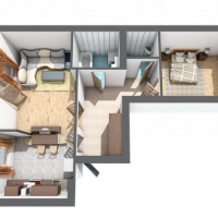 Двокімнатна квартира, 57м&sup2;