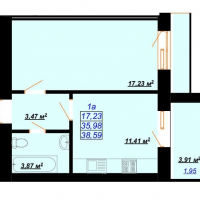 38,59 м&sup2;