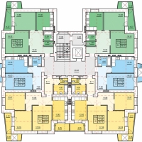 Планування квартир у будинку №45 (2-га черга)